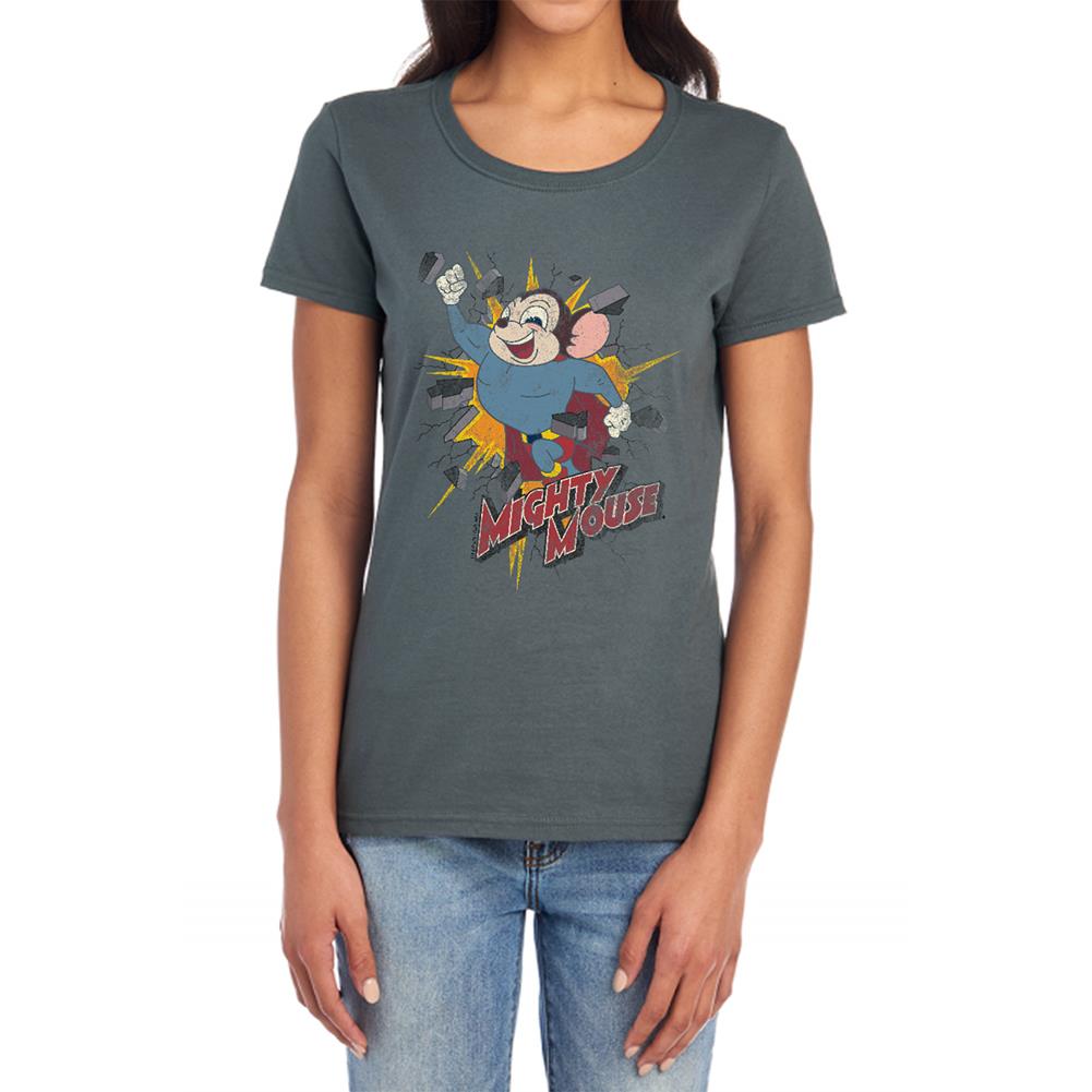 Mighty Mouse Break Through Women's 18/1 Cotton Short-Sleeve T-Shirt