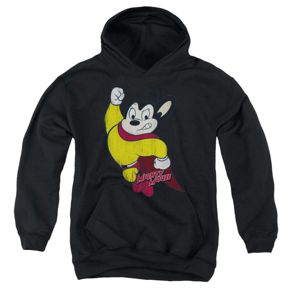 Mighty Mouse Classic Hero Youth Cotton Poly Pull-Over Hoodie
