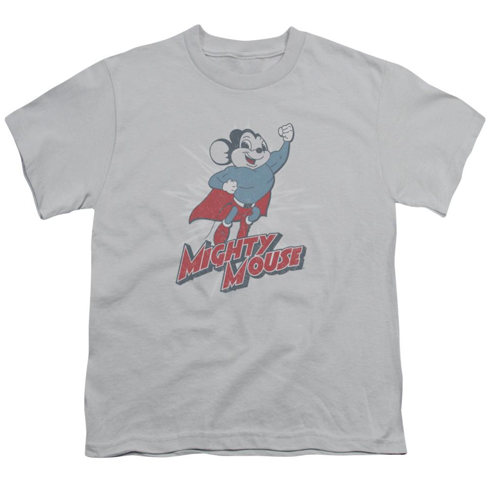 Mighty Mouse Mighty Blast Off Youth 18/1 100% Cotton Short-Sleeve T-Shirt