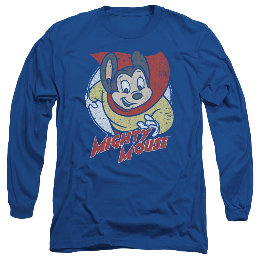 Mighty Mouse Mighty Circle Men's 18/1 Cotton Long-Sleeve T-Shirt