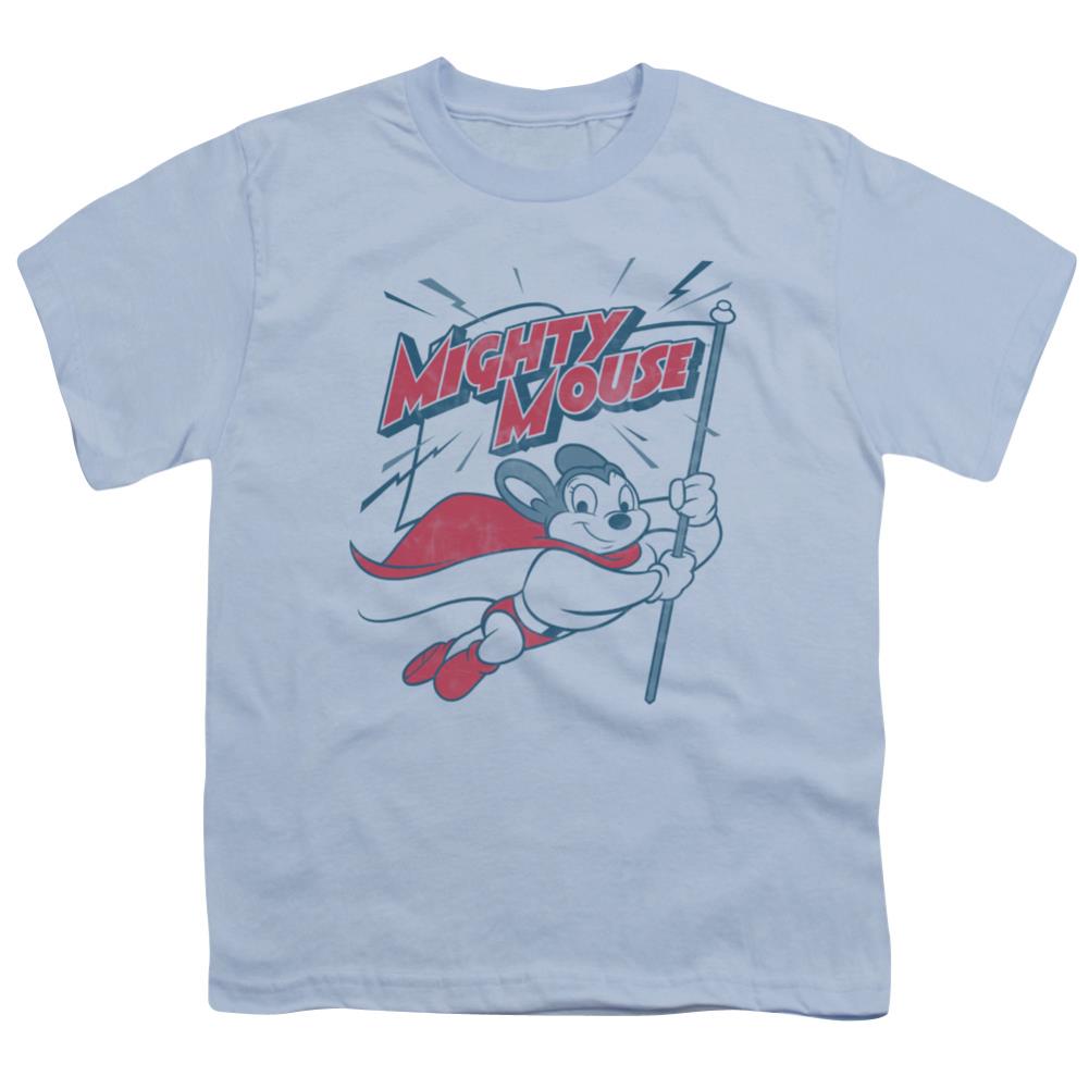 Mighty Mouse Mighty Flag Youth 18/1 100% Cotton Short-Sleeve T-Shirt