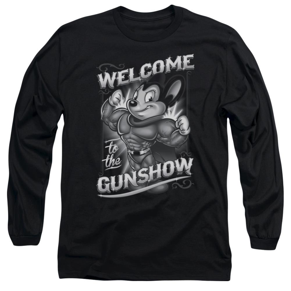 Mighty Mouse Mighty Gunshow Men's 18/1 Cotton Long-Sleeve T-Shirt
