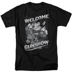 Mighty Mouse Mighty Gunshow Men's 18/1 Cotton Short-Sleeve T-Shirt