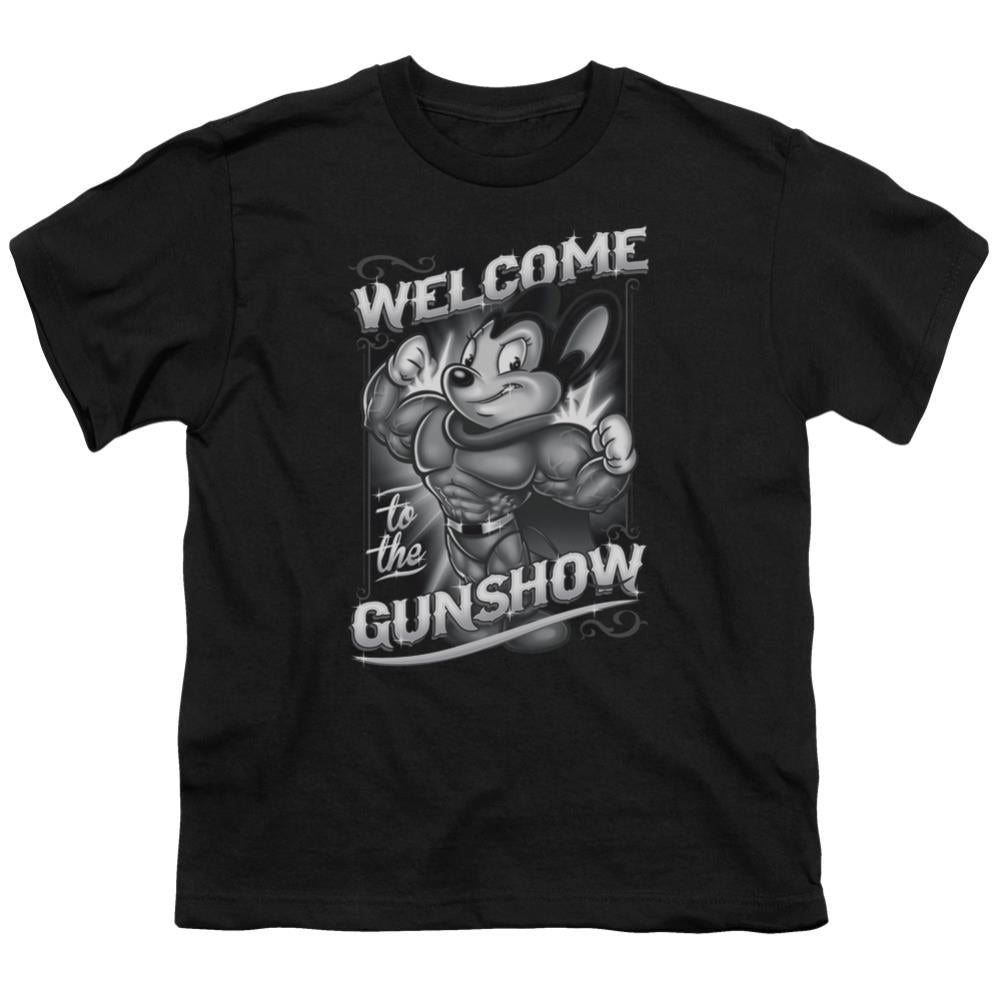 Mighty Mouse Mighty Gunshow Youth 18/1 100% Cotton Short-Sleeve T-Shirt