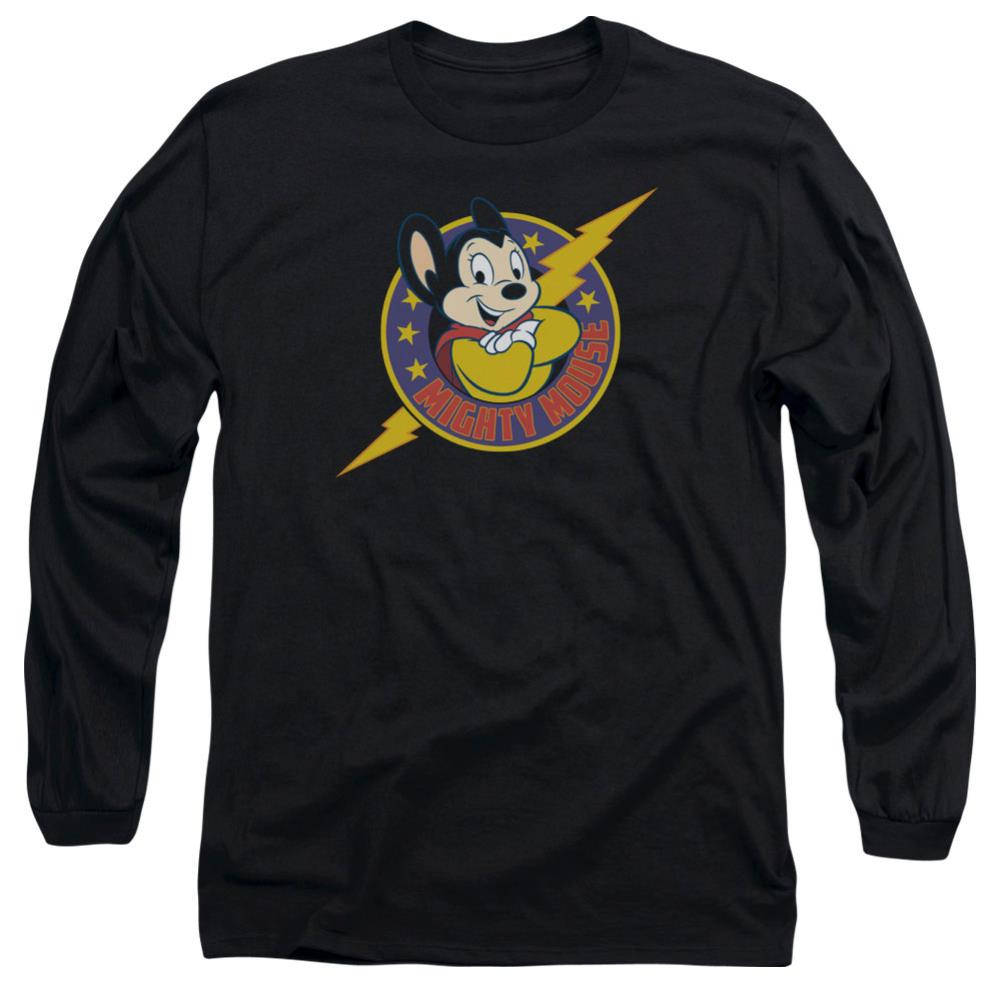 Mighty Mouse Mighty Hero Men's 18/1 Cotton Long-Sleeve T-Shirt
