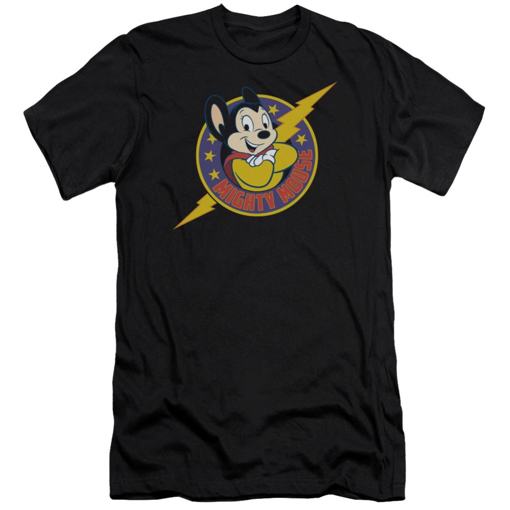 Mighty Mouse Mighty Hero Men's Ultra-Soft 30/1 Cotton Slim Short-Sleeve T-Shirt