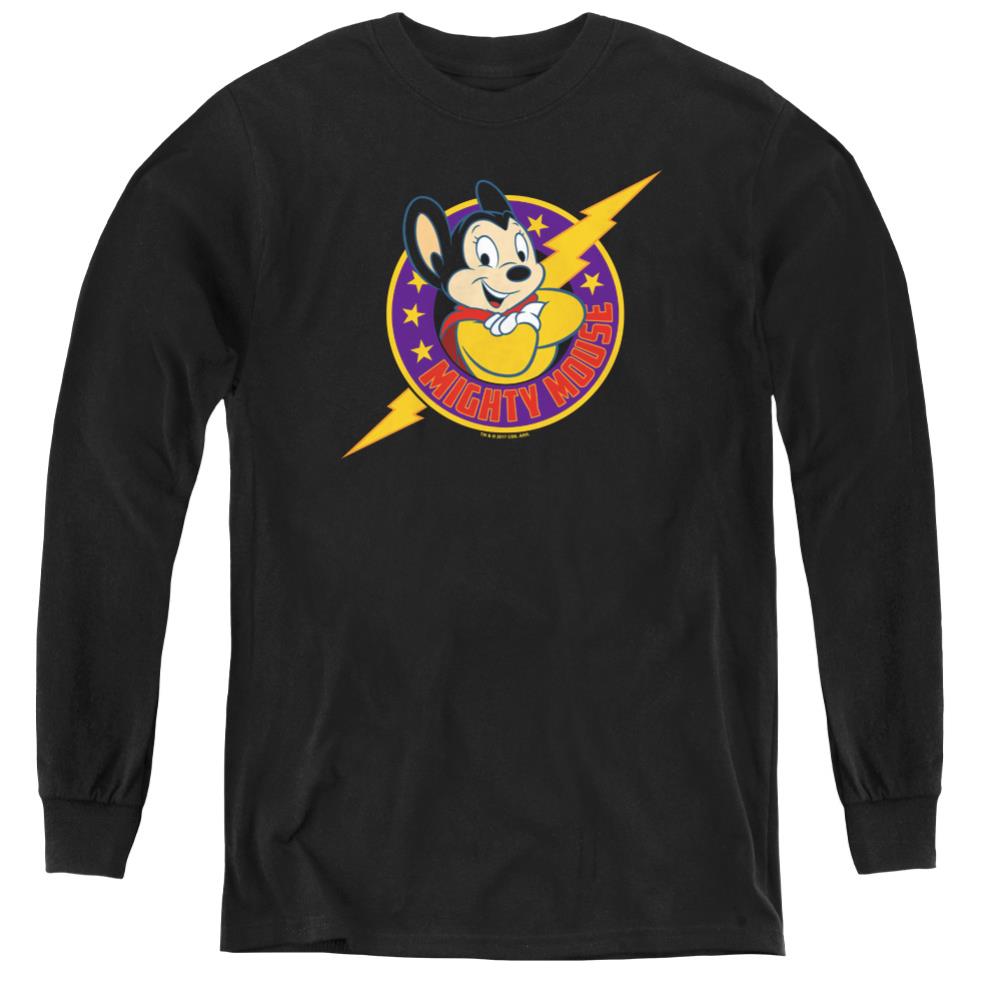Mighty Mouse Mighty Hero Youth Long-Sleeve T-Shirt