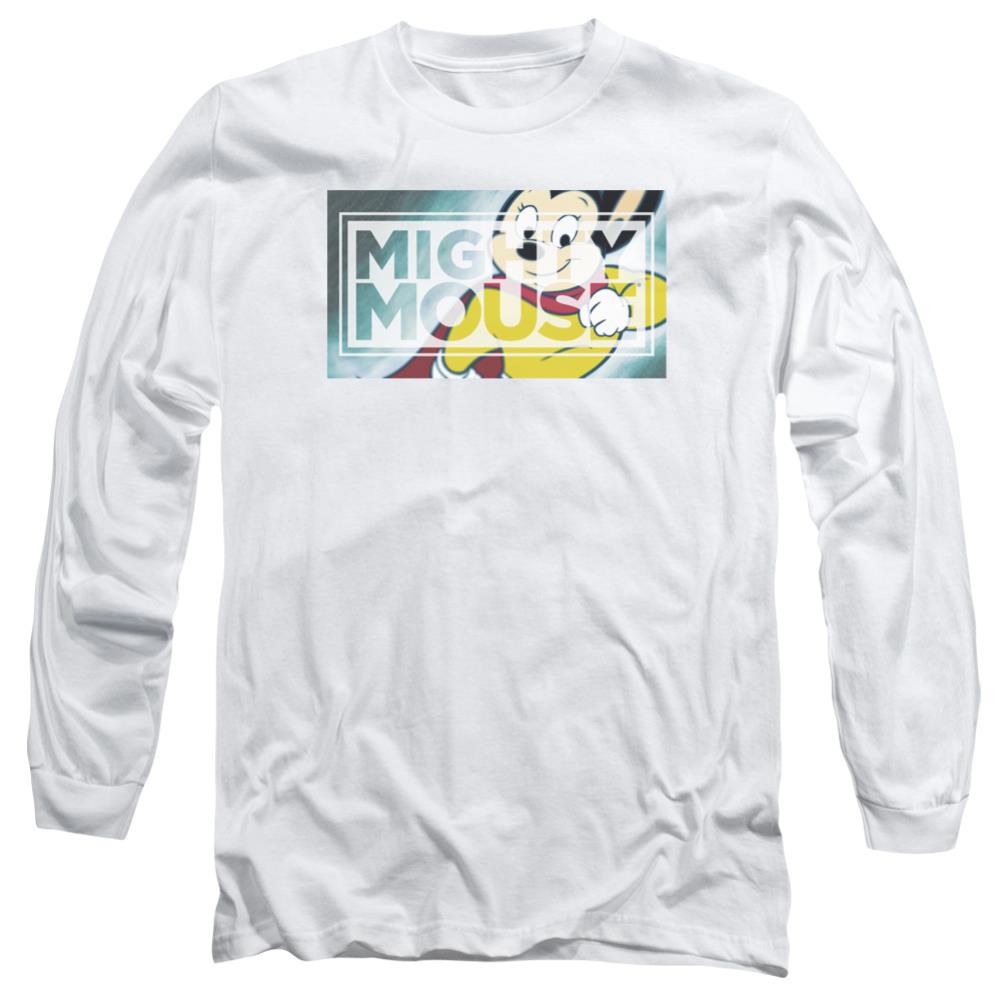Mighty Mouse Mighty Rectangle Men's 18/1 Cotton Long-Sleeve T-Shirt