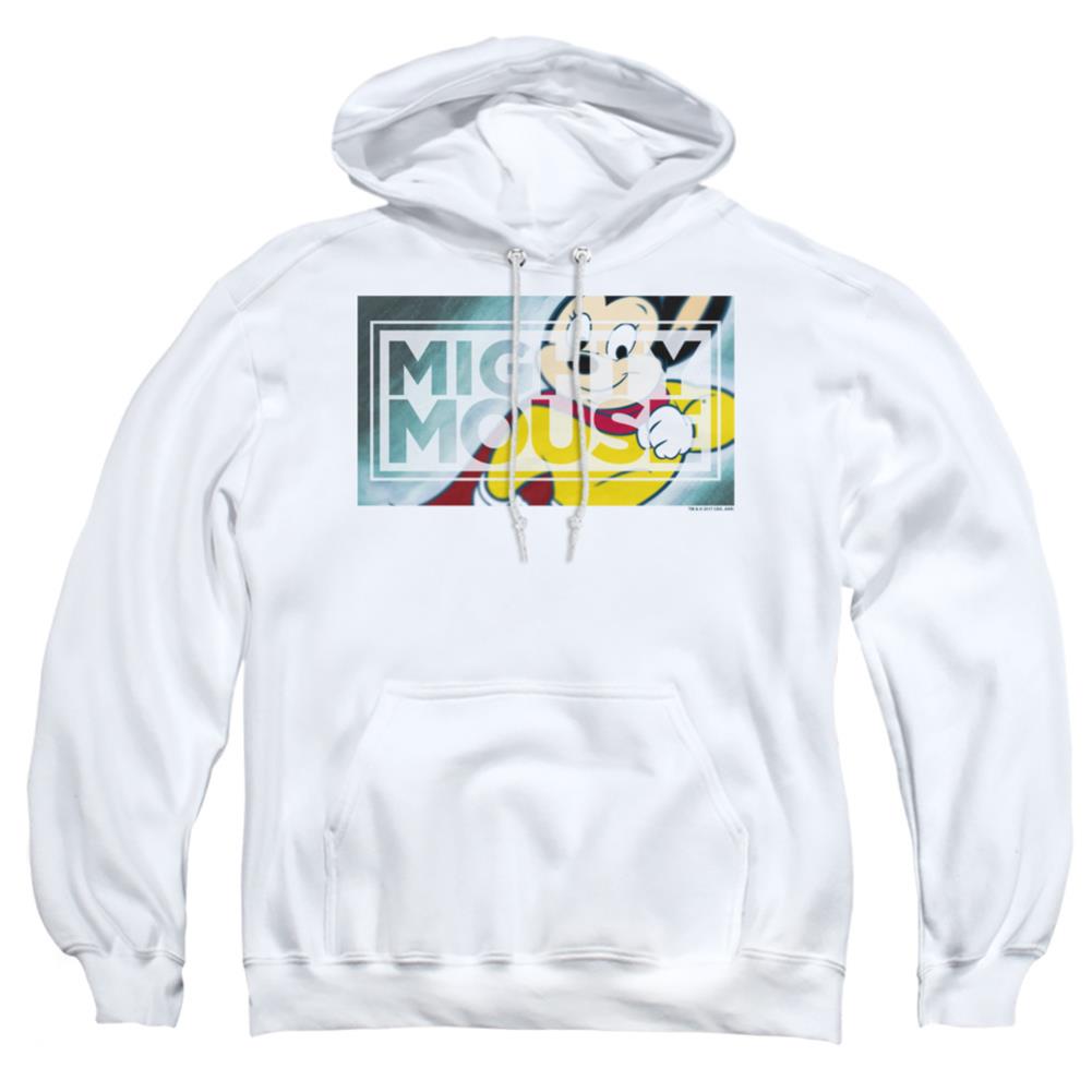 Mighty Mouse Mighty Rectangle Men's Pull-Over 75 25 Poly Hoodie
