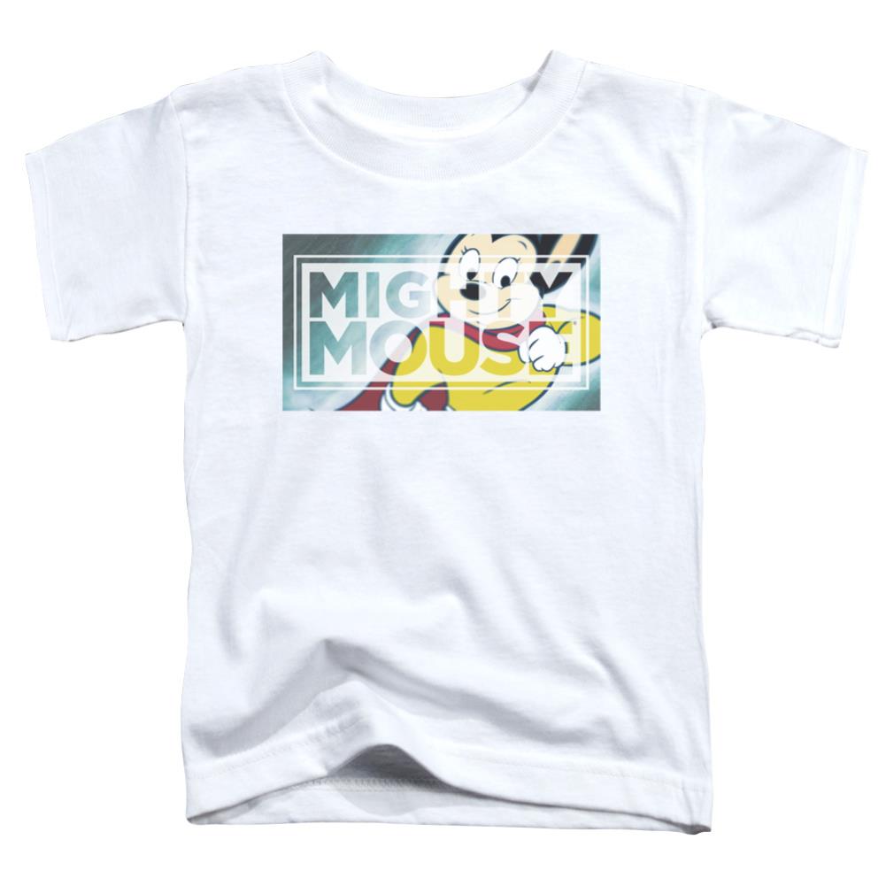 Mighty Mouse Mighty Rectangle Toddler 18/1 Cotton Short-Sleeve T-Shirt