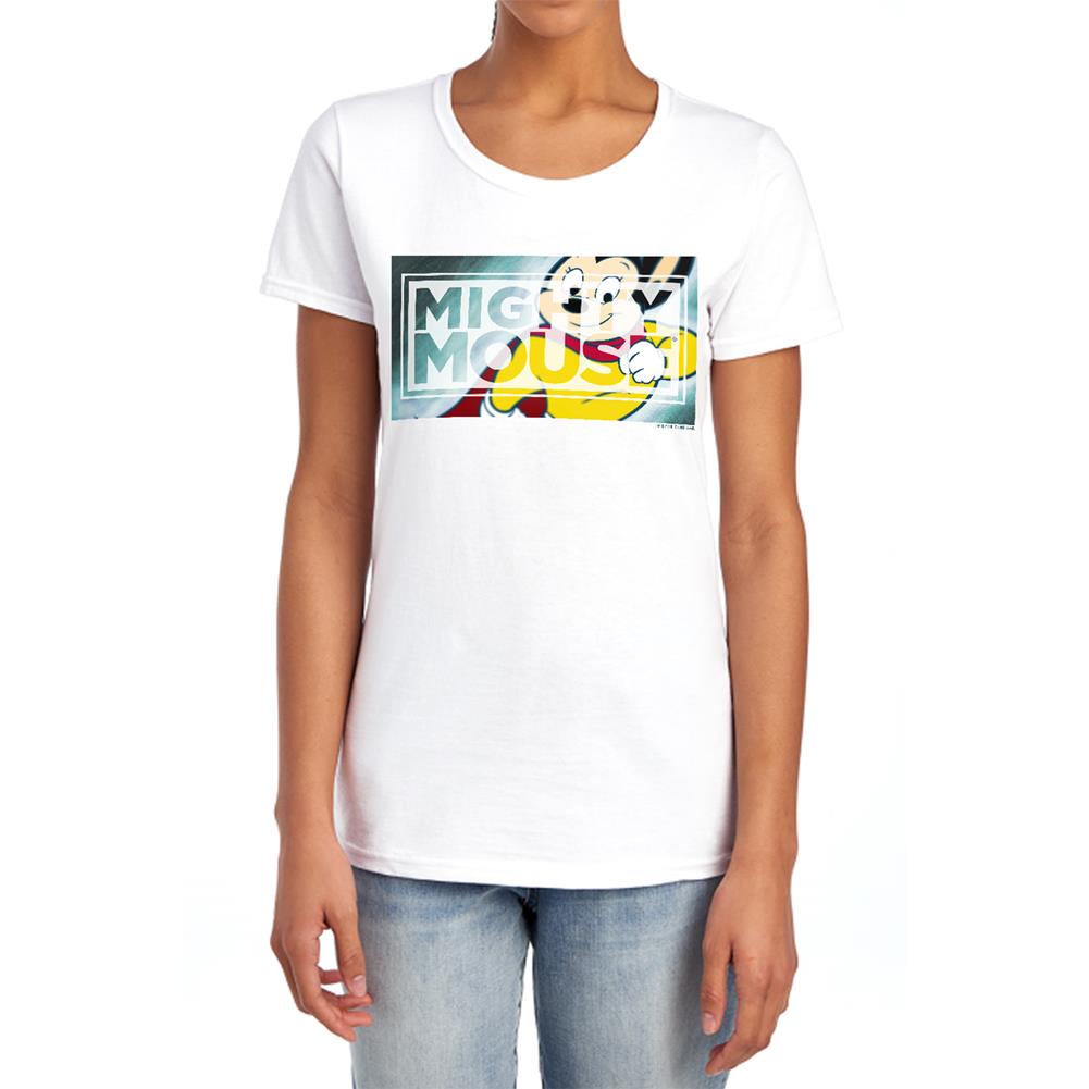 Mighty Mouse Mighty Rectangle Women's 18/1 Cotton Short-Sleeve T-Shirt