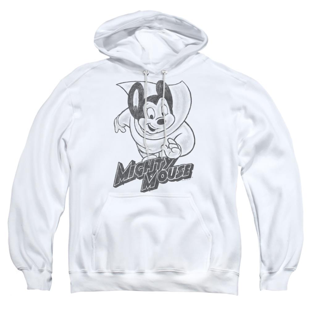 Mighty Mouse Mighty Sketch Men's Pull-Over 75 25 Poly Hoodie