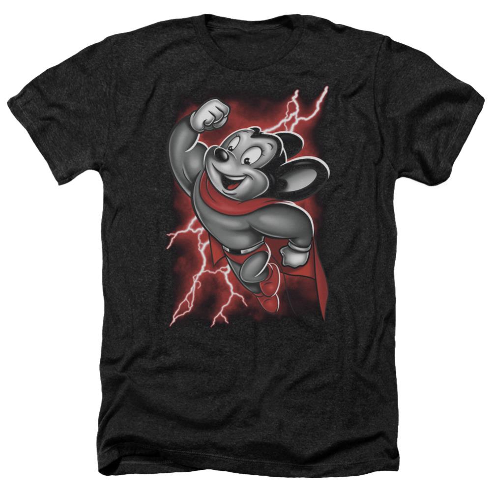 Mighty Mouse Mighty Storm Men's 30/1 Heather 60 40 Poly Short-Sleeve T-Shirt