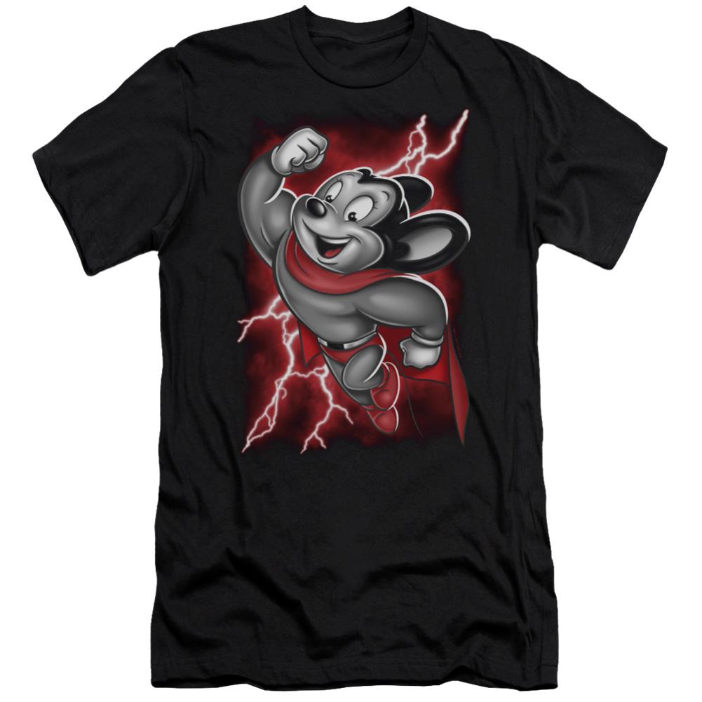 Mighty Mouse Mighty Storm Men's Ultra-Soft 30/1 Cotton Slim Short-Sleeve T-Shirt
