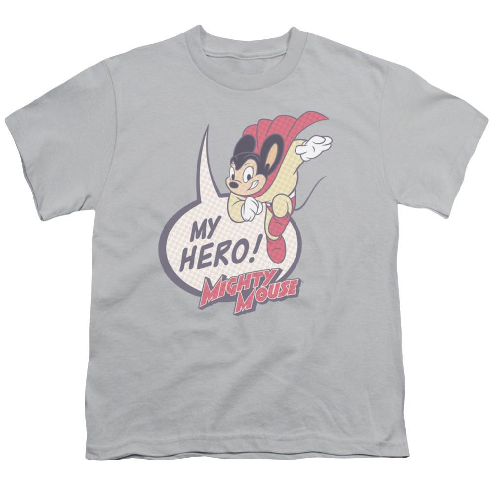 Mighty Mouse My Hero Youth 18/1 100% Cotton Short-Sleeve T-Shirt