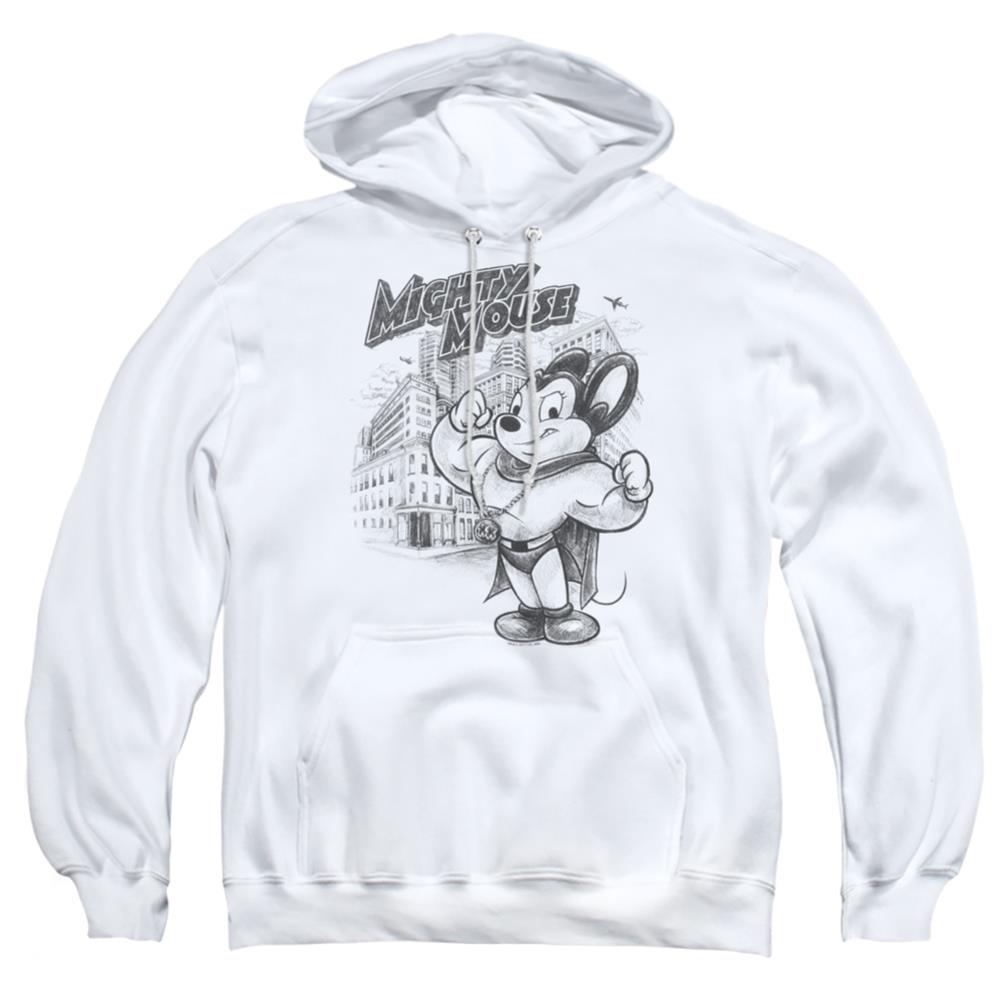 Mighty Mouse Protect And Serve Men's Pull-Over 75 25 Poly Hoodie