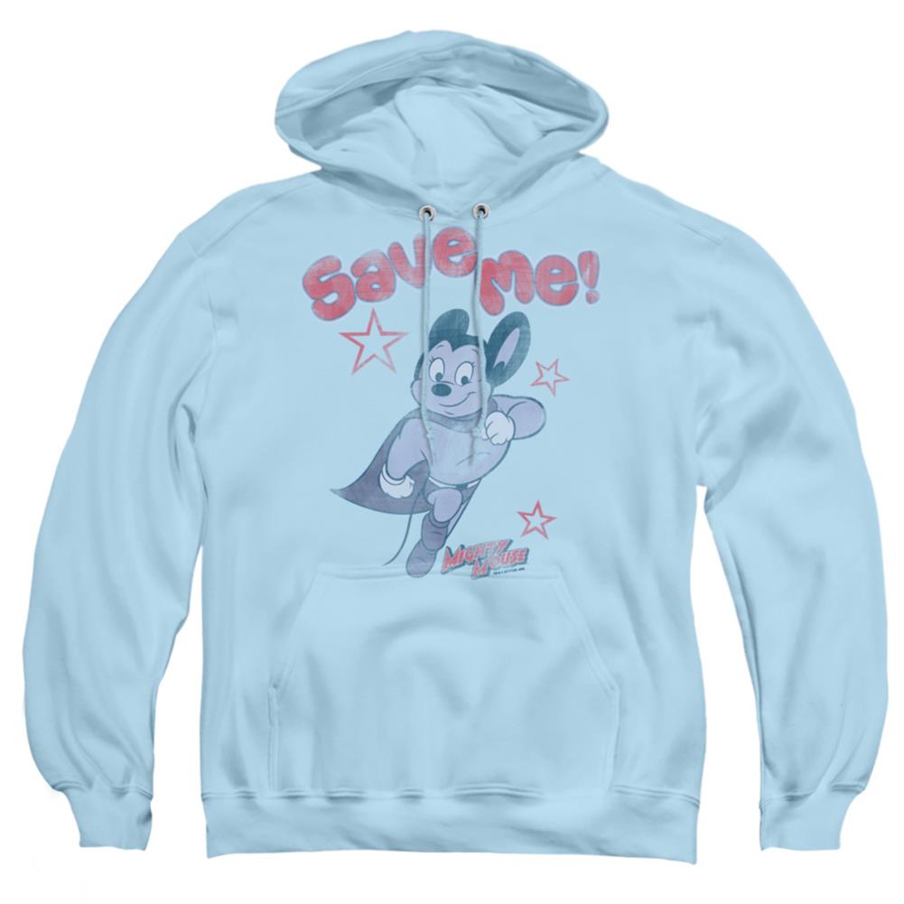Mighty Mouse Save Me Men's Pull-Over 75 25 Poly Hoodie
