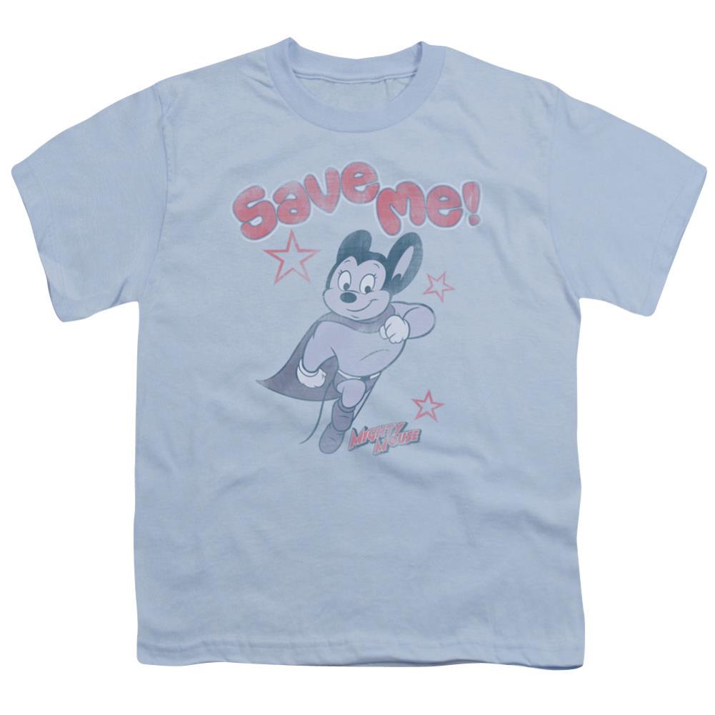 Mighty Mouse Save Me Youth 18/1 100% Cotton Short-Sleeve T-Shirt