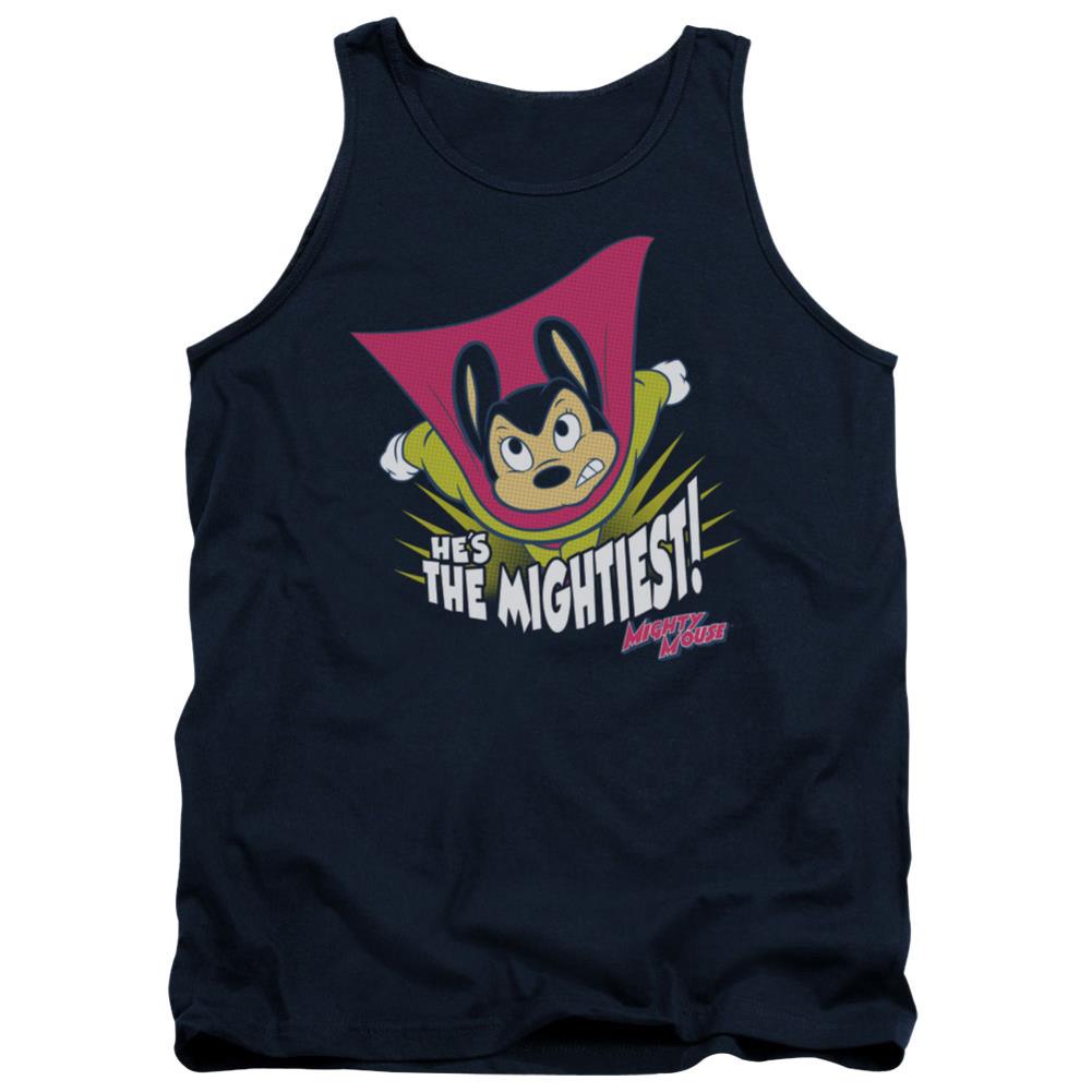 Mighty Mouse The Mightiest Men's 18/1 Cotton Tank Top