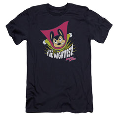 Mighty Mouse The Mightiest Men's Ultra-Soft 30/1 Cotton Slim Short-Sleeve T-Shirt