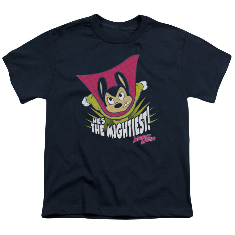 Mighty Mouse The Mightiest Youth 18/1 100% Cotton Short-Sleeve T-Shirt