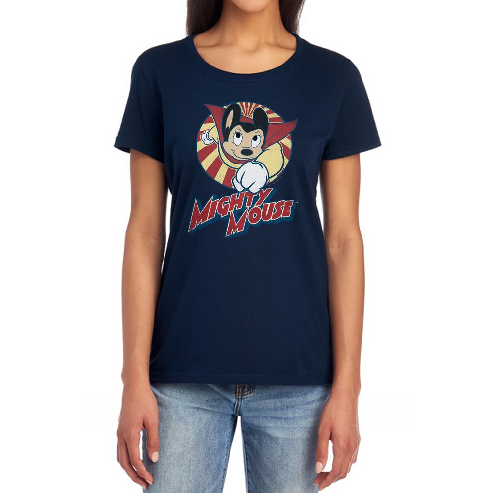 Mighty Mouse The One The Only Women's 18/1 Cotton Short-Sleeve T-Shirt