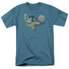 Mighty Mouse To The Sky Men's 18/1 Cotton Short-Sleeve T-Shirt