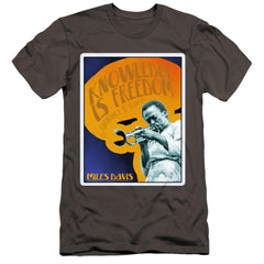 Miles Davis Knowledge And Ignorance Men's Ultra-Soft 30/1 Cotton Slim Short-Sleeve T-Shirt