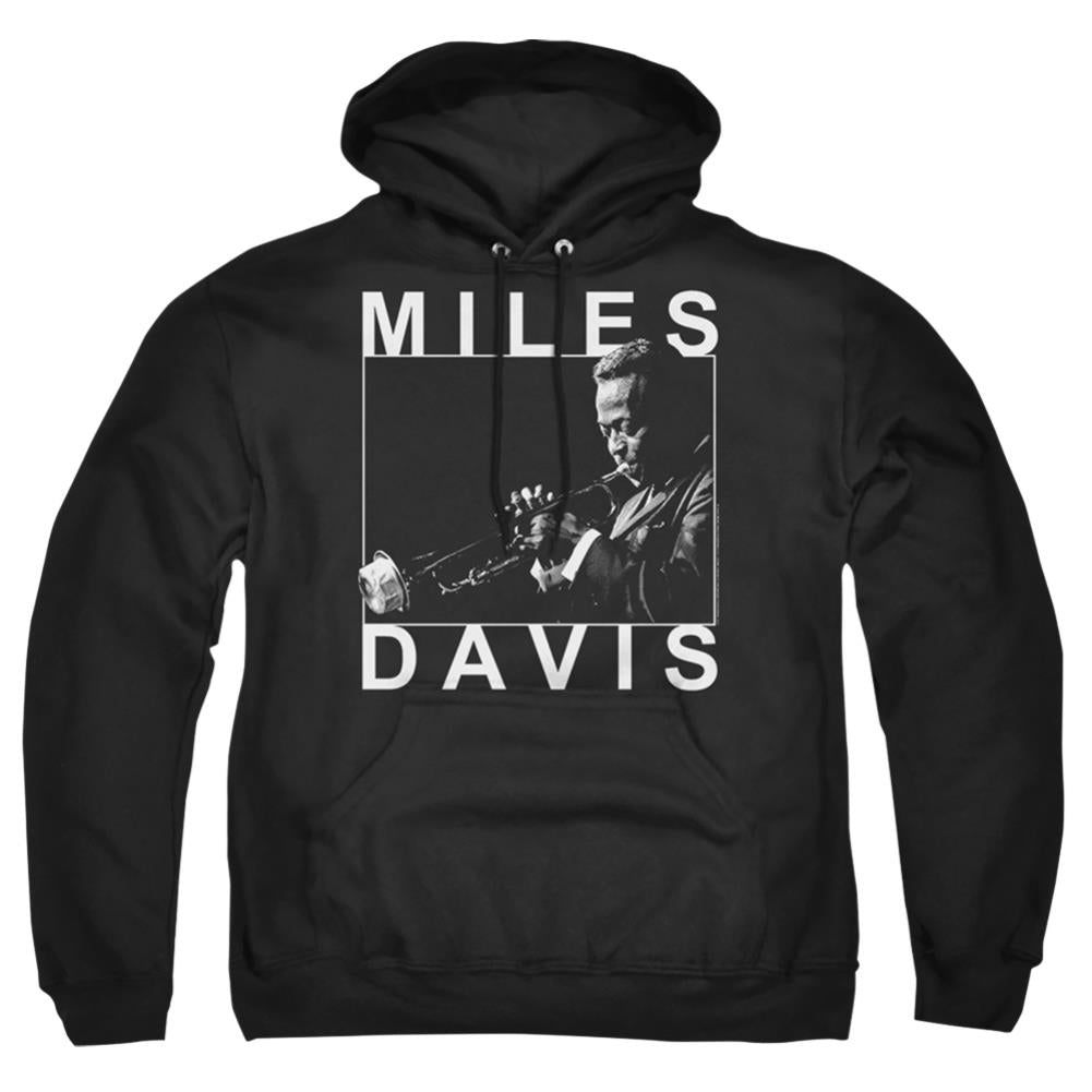 Miles Davis Monochrome Men's Pull-Over 75 25 Poly Hoodie