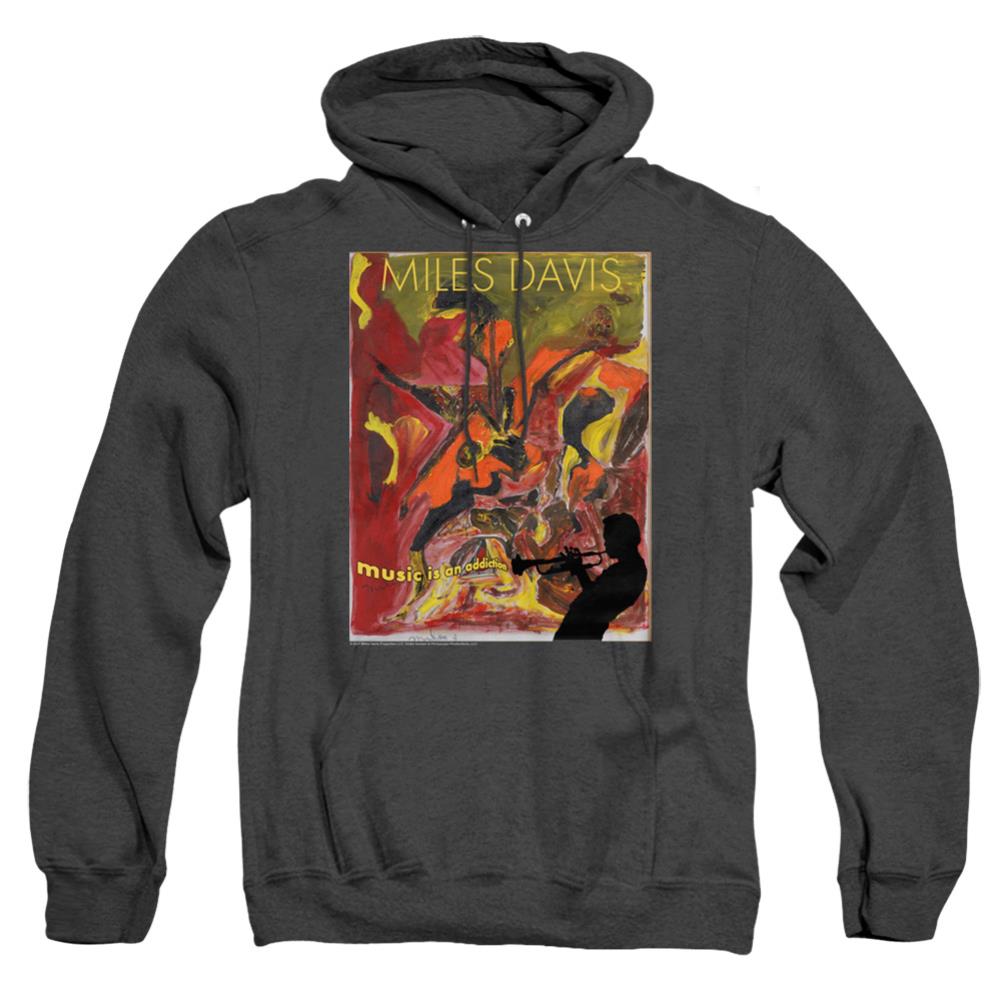 Miles Davis Music Is An Addiction Men's Pull-Over Hoodie