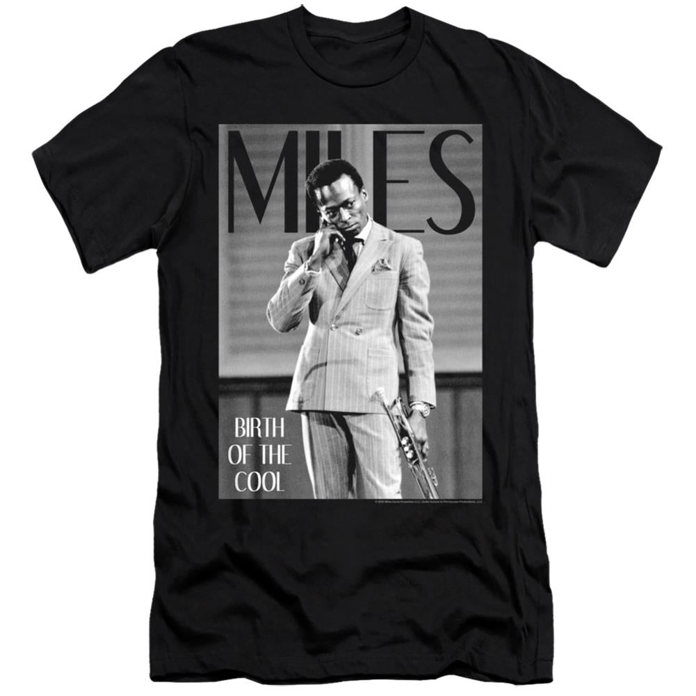 Miles Davis Simply Cool Men's Ultra-Soft 30/1 Cotton Slim Short-Sleeve T-Shirt