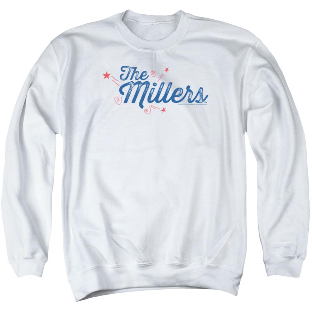 Millers Logo Men's Crewneck 50 50 Poly Long-Sleeve T-Shirt