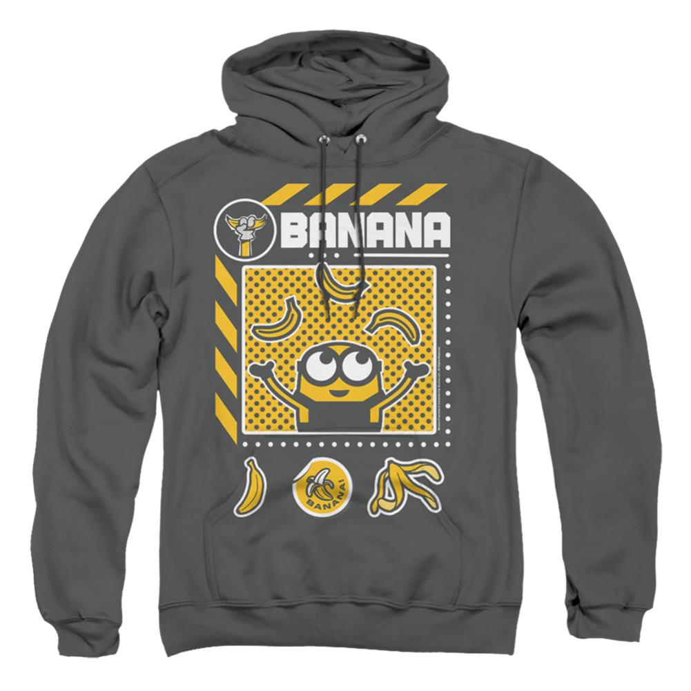 Minions Banana Icons Men's Pull-Over 75 25 Poly Hoodie