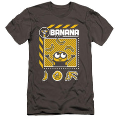 Minions Banana Icons Men's Ultra-Soft 30/1 Cotton Slim Short-Sleeve T-Shirt