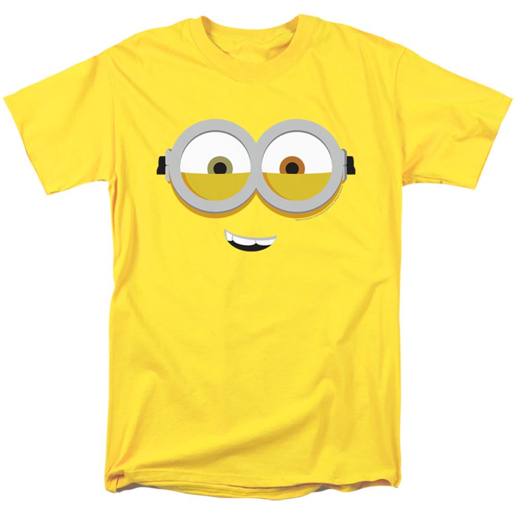 Minions Bob Face Men's 18/1 Cotton Short-Sleeve T-Shirt
