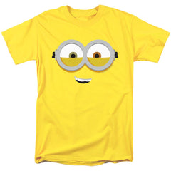 Minions Bob Face Men's 18/1 Cotton Short-Sleeve T-Shirt