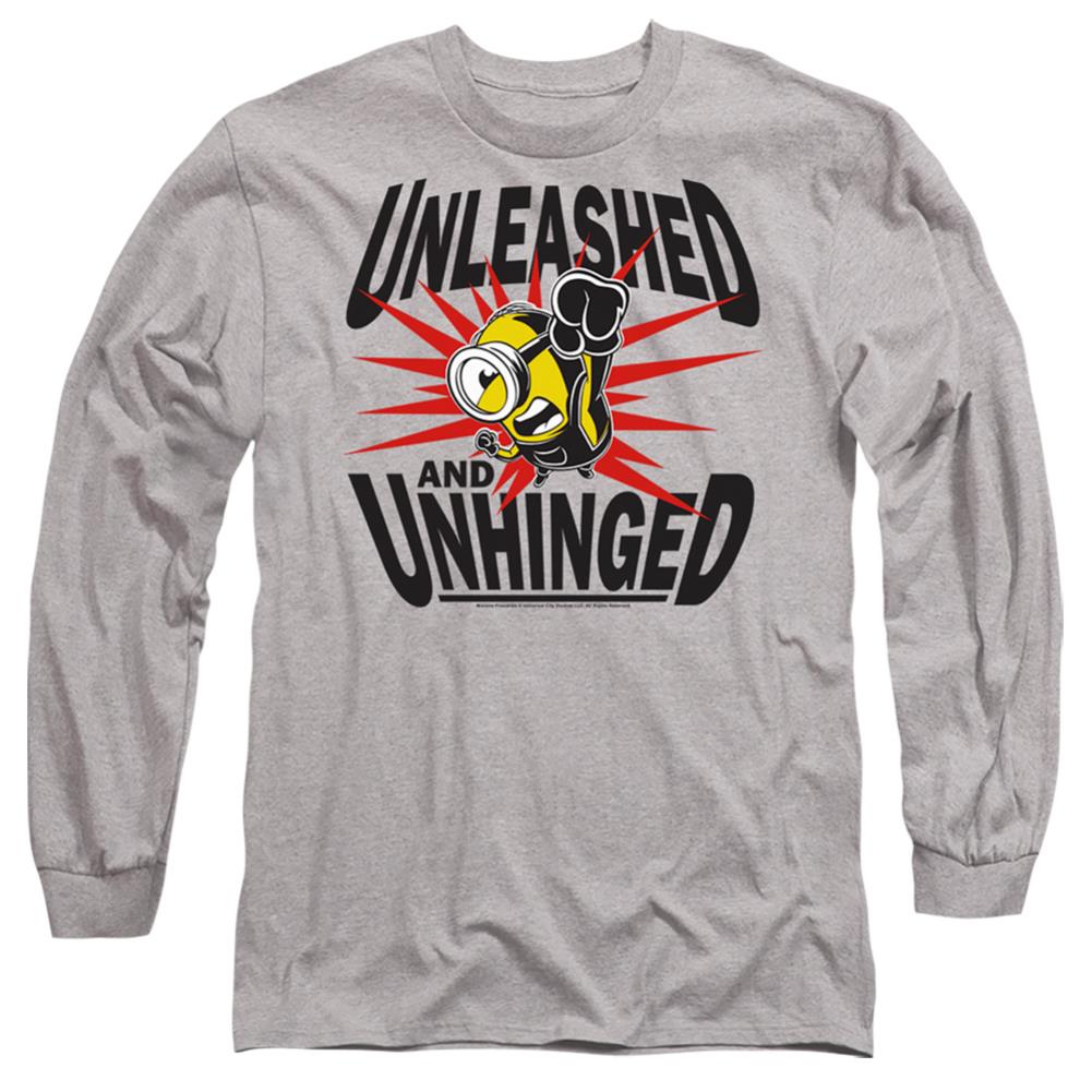 Minions Unleashed And Unhinged Men's 18/1 Cotton Long-Sleeve T-Shirt