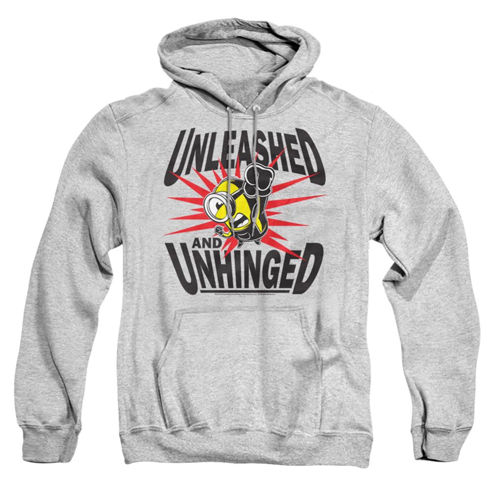 Minions Unleashed And Unhinged Men's Pull-Over 75 25 Poly Hoodie
