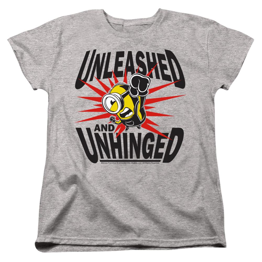 Minions Unleashed And Unhinged Women's 18/1 Cotton Short-Sleeve T-Shirt