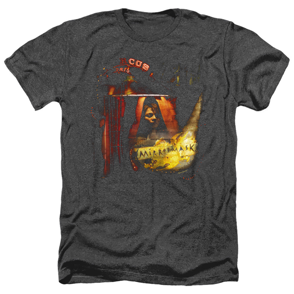 Mirrormask Big Top Poster Men's 30/1 Heather 60 40 Poly Short-Sleeve T-Shirt