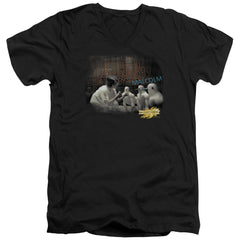 Mirrormask Bob Malcolm Men's 30/1 Cotton Slim V-Neck T-Shirt