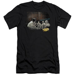 Mirrormask Bob Malcolm Men's Ultra-Soft 30/1 Cotton Slim Short-Sleeve T-Shirt
