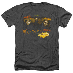Mirrormask Hungry Men's 30/1 Heather 60 40 Poly Short-Sleeve T-Shirt