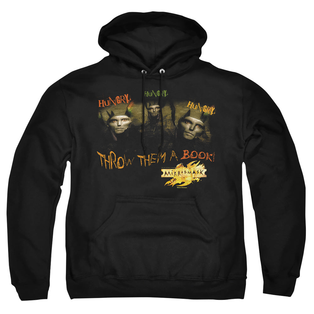 Mirrormask Hungry Men's Pull-Over 75 25 Poly Hoodie
