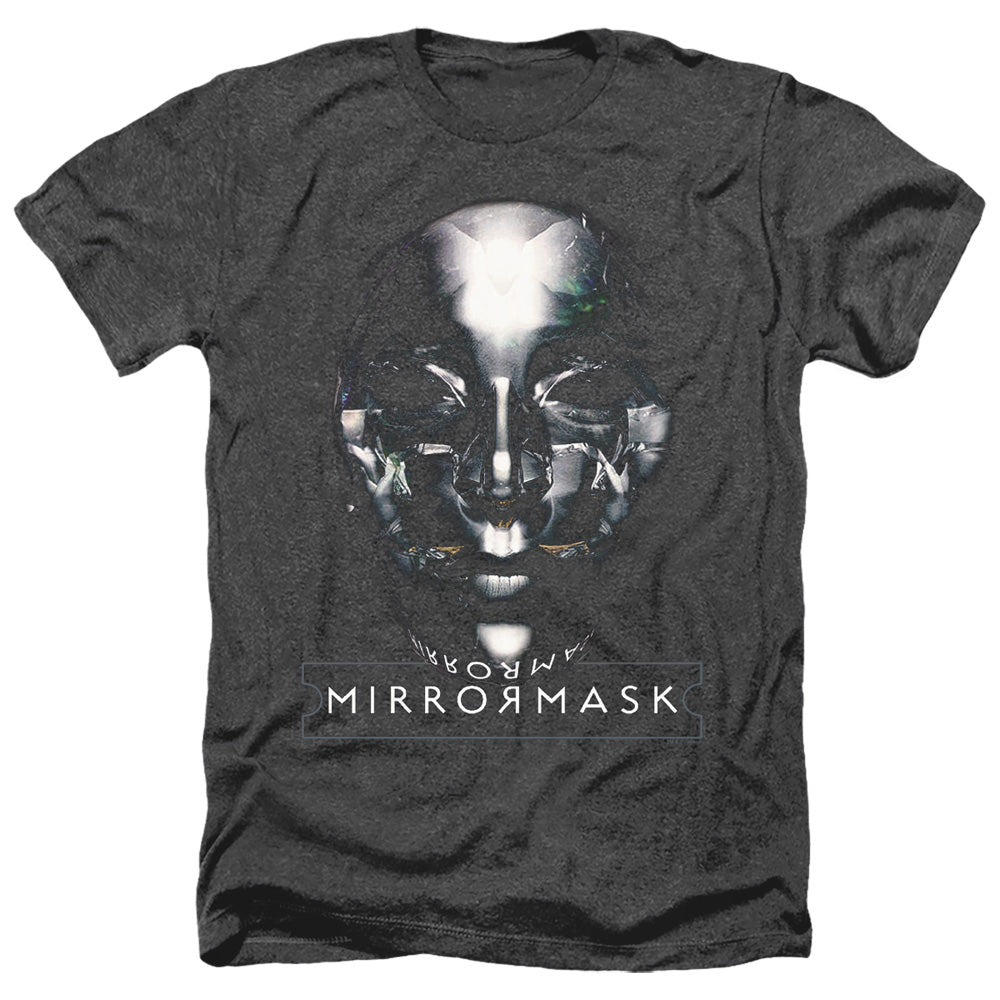 Mirrormask Mask Men's 30/1 Heather 60 40 Poly Short-Sleeve T-Shirt