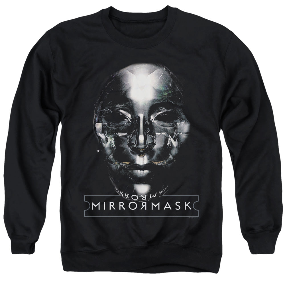 Mirrormask Mask Men's Crewneck 50 50 Poly Long-Sleeve T-Shirt
