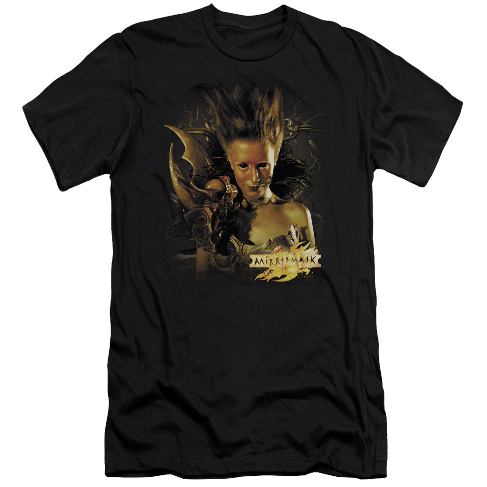 Mirrormask Queen Of Shadows Men's Ultra-Soft 30/1 Cotton Slim Short-Sleeve T-Shirt