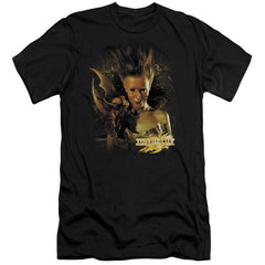 Mirrormask Queen Of Shadows Men's Ultra-Soft 30/1 Cotton Slim Short-Sleeve T-Shirt