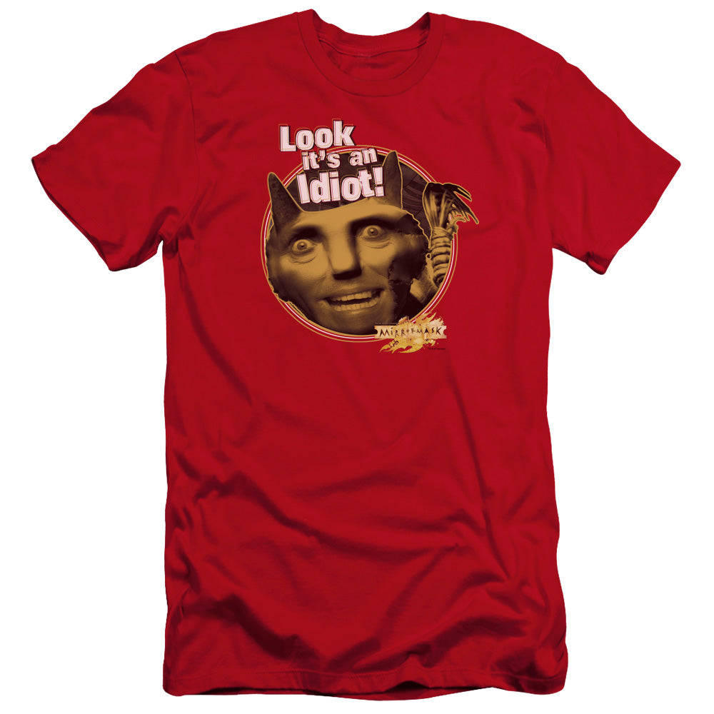 Mirrormask Riddle Me This Men's Ultra-Soft 30/1 Cotton Slim Short-Sleeve T-Shirt
