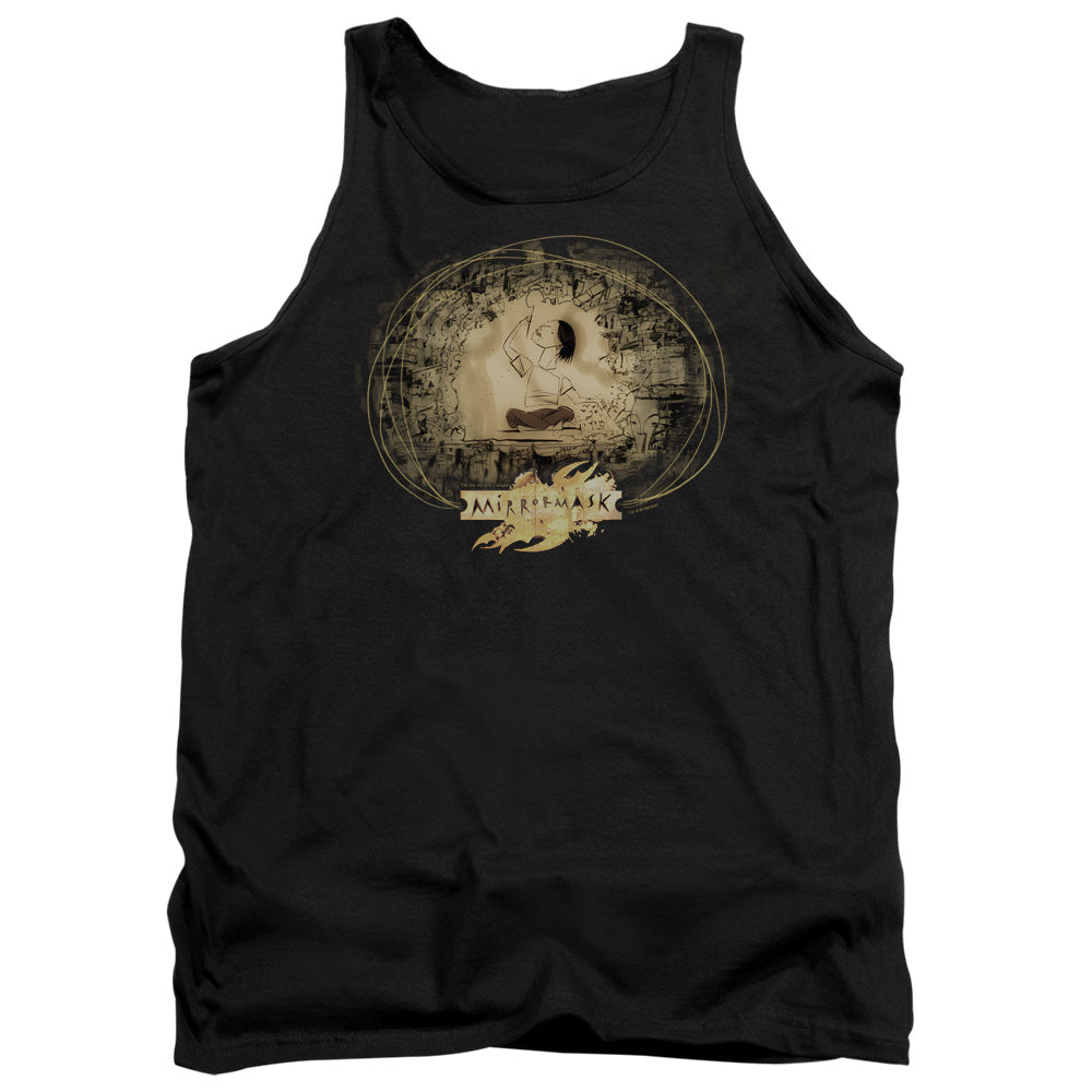 Mirrormask Sketch Men's 18/1 Cotton Tank Top